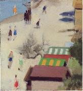 Clarice Beckett Sandringham Beach oil on canvas